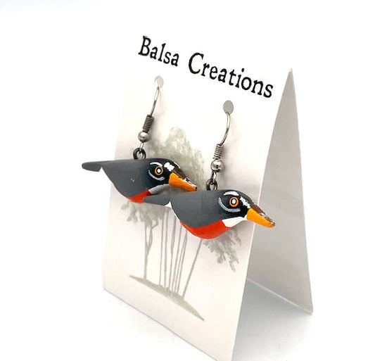 Robin Balsa Earrings