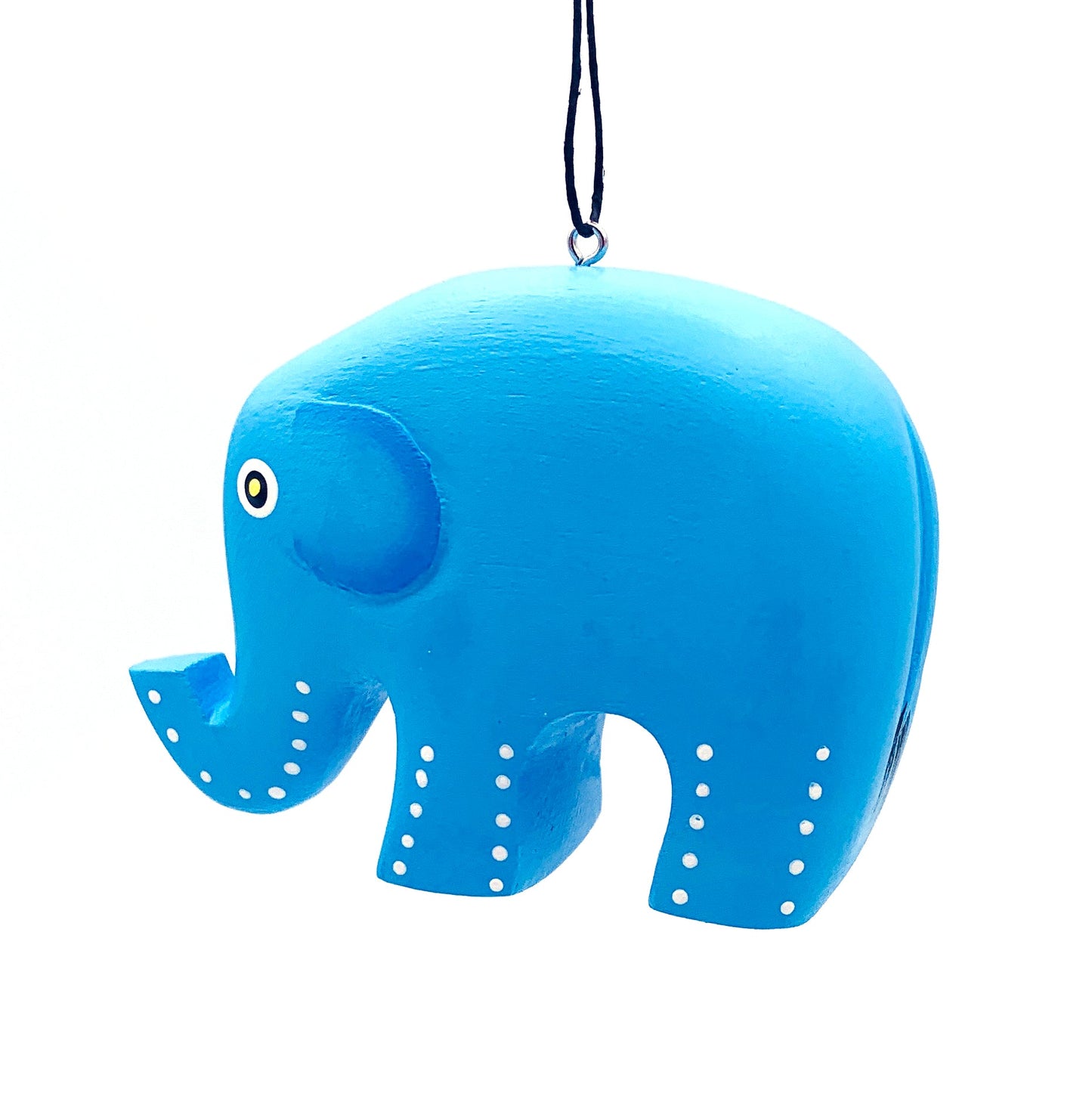 Whimsical Elephant Balsa Ornament