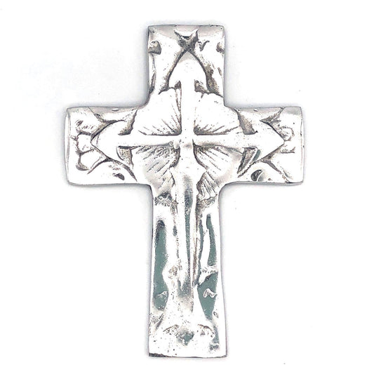 Recycled Aluminum Cross with Arrows