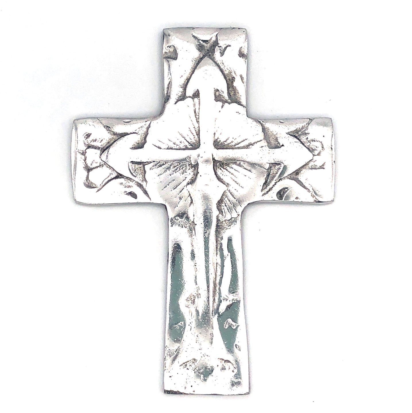 Recycled Aluminum Cross with Arrows