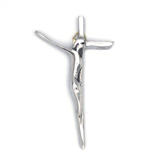 Recycled Aluminum Modern Cross